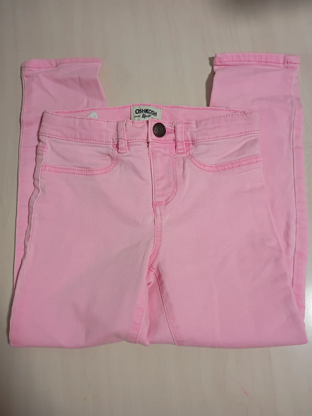 OshKosh B'gosh Girls' Light Pink Stretch Skinny Pants